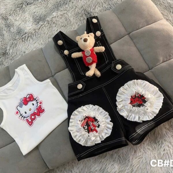 LOVE PLAYSUIT SET