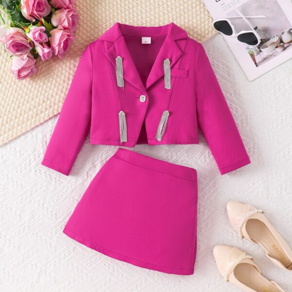 Boss chic fuschia pink  set
