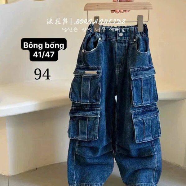Quality cargo baggy jeans