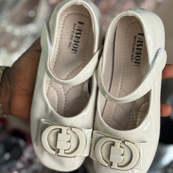 White D&D ballet shoes