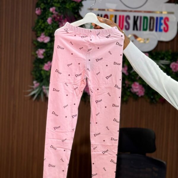 Pink dior leggings