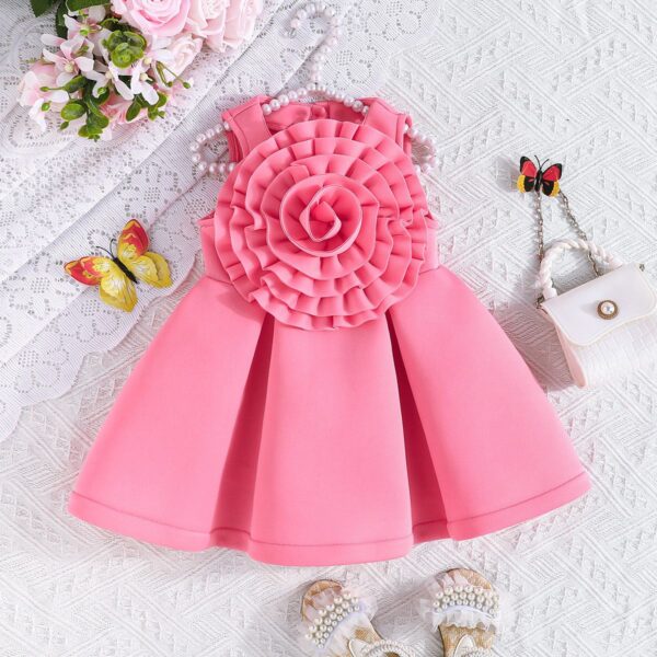 Pink baby girl dress