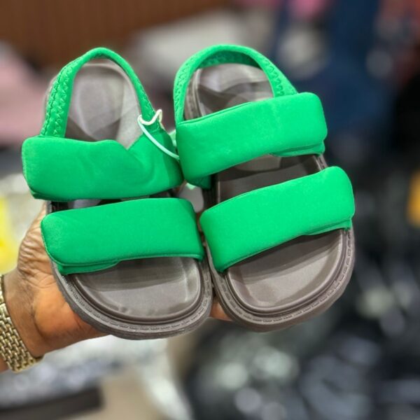 Quality green sandals