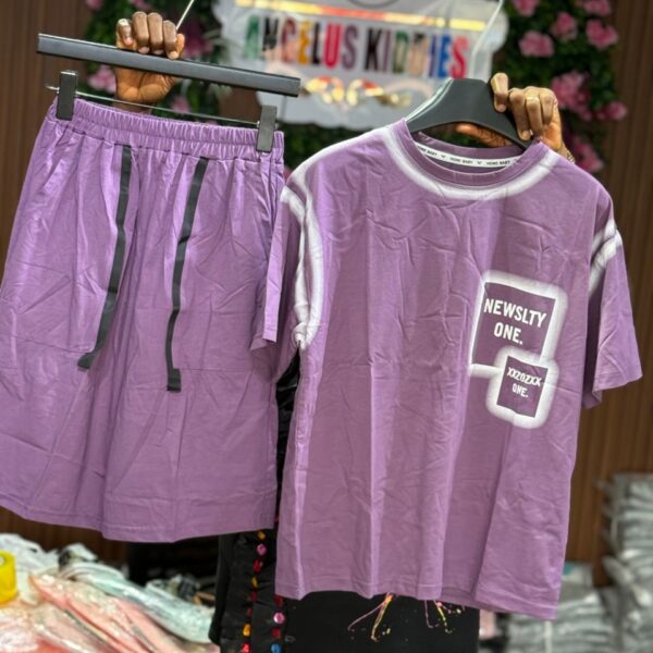 Newslty purple 2pcs set