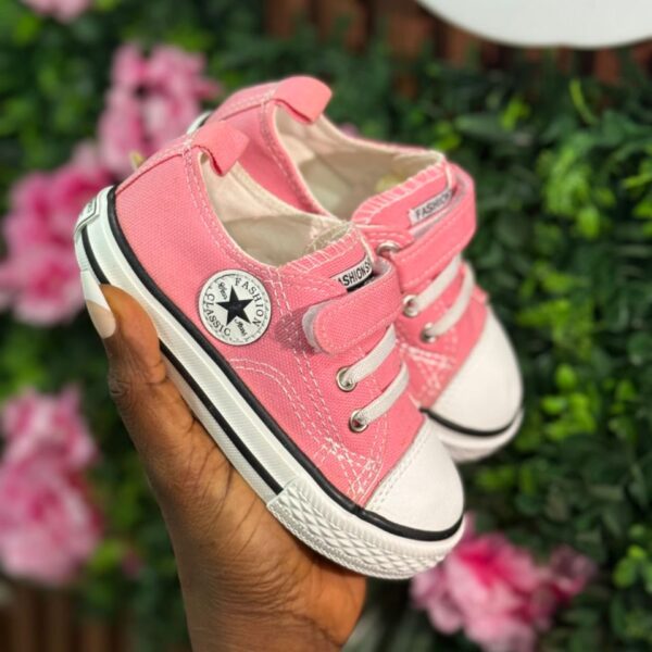 All star pink sneakers