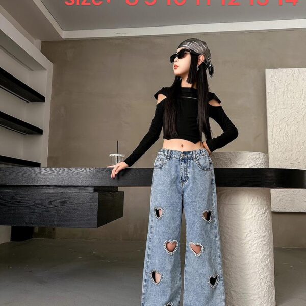 Luxury baggy jean blue 1