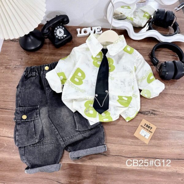 Good time shirt /trousers with tie set G