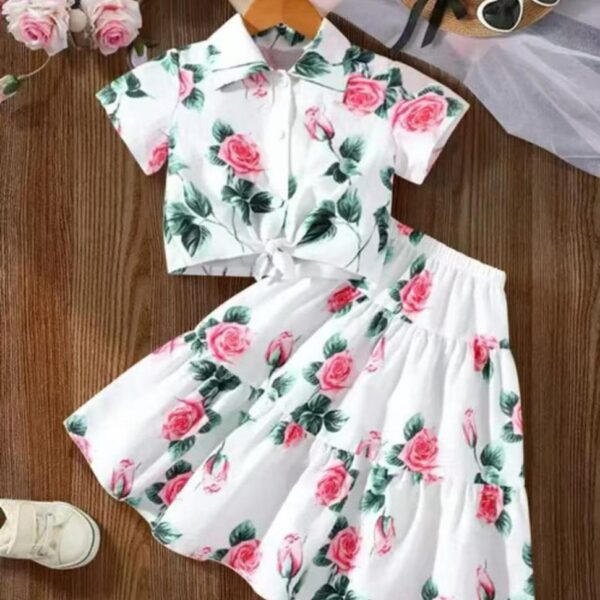 Flower green 2pc set