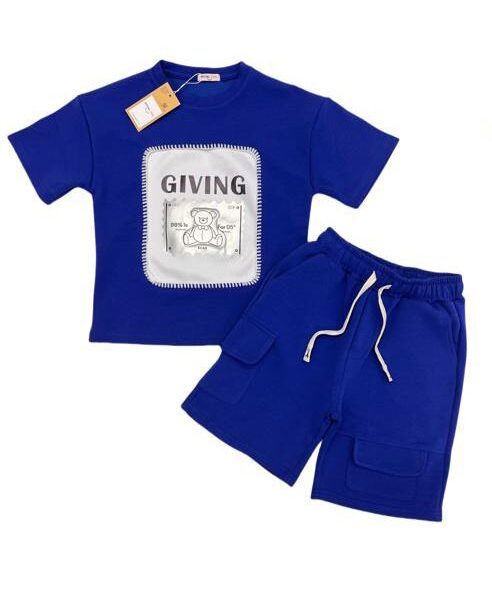 Quality giving blue set