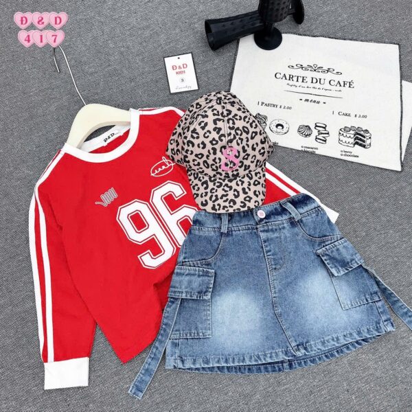 96 short skirt and top