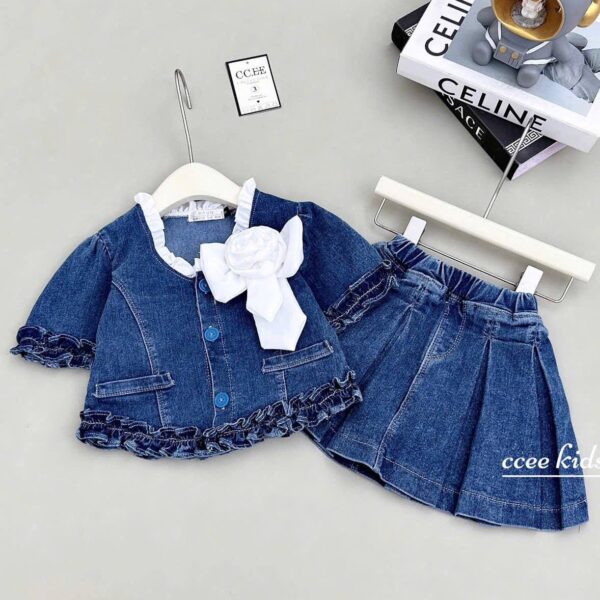 Top notch denim girl set B