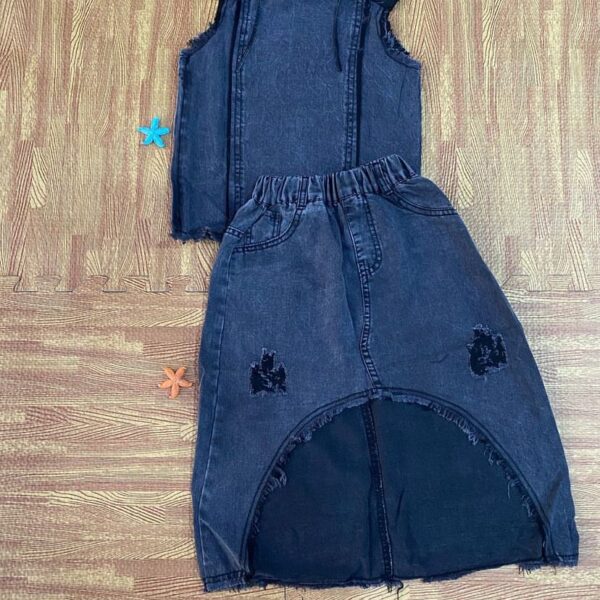 Stylish top with skirt