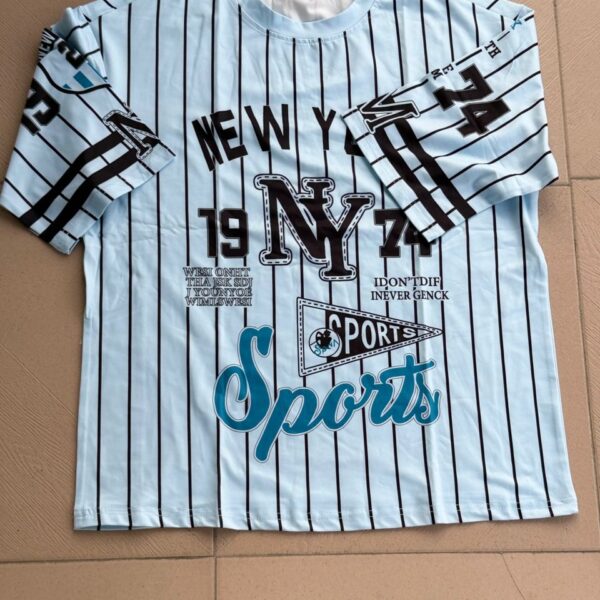 Teenage jersey top blue