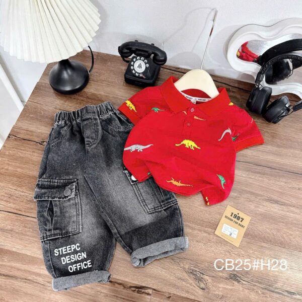 Dinosaur R top/ trouser