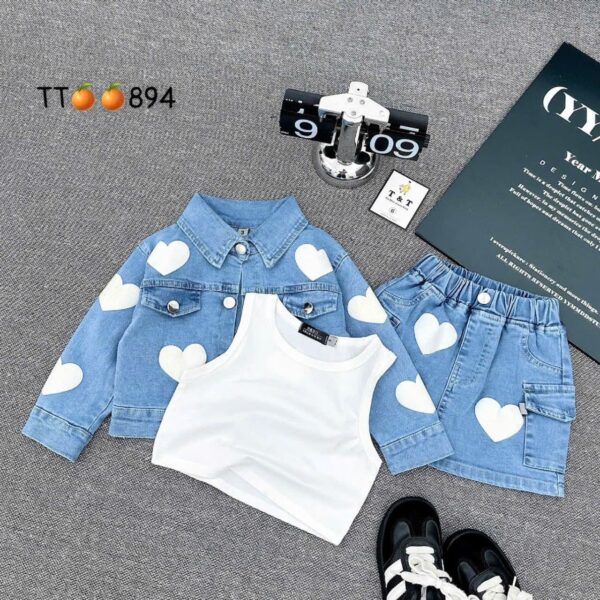 Classic love 3pcs blue set
