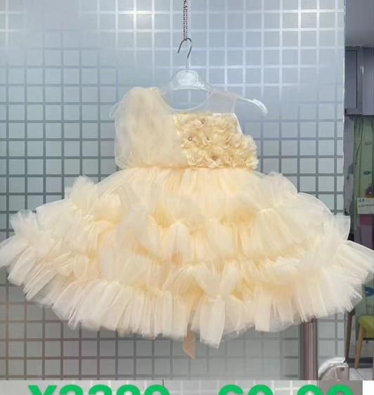 Quality luxury off white dress