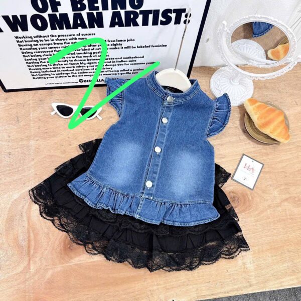 Omoni Jean top/ skirt set