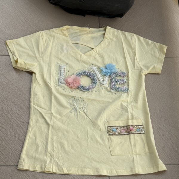 Yellow love top