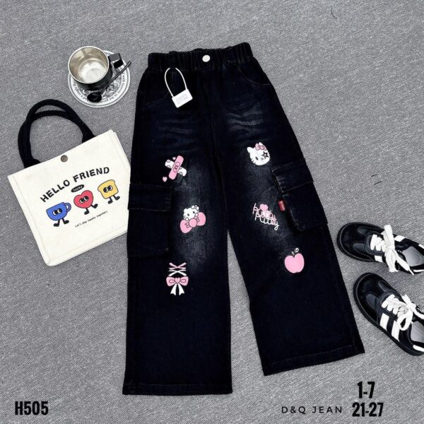 Hello kitty black baggy