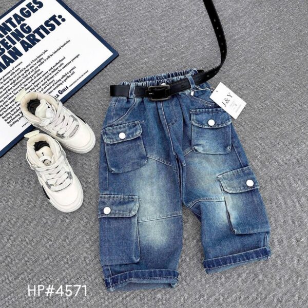 Cargo blue baggy (no belt)