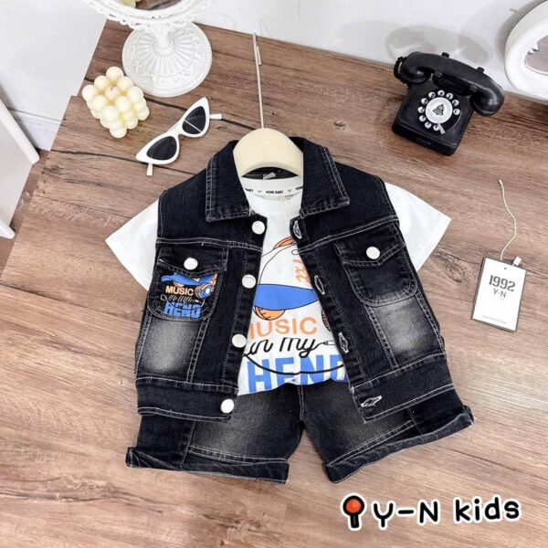 Music on my head black 2 pcs set