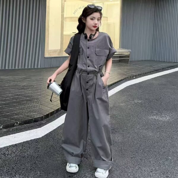 Quality jumpsuit set black
