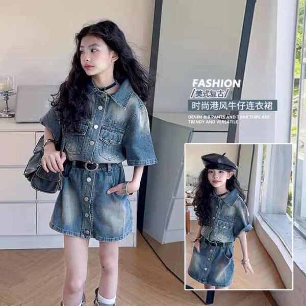 Stock denim dress