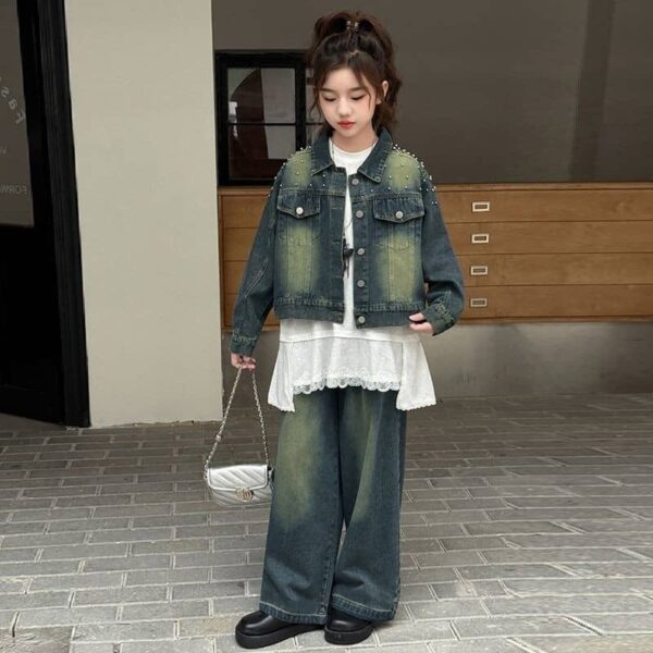 Denim on denim 2pcs set (no inner)