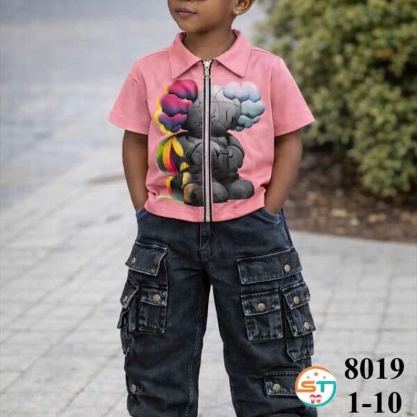 Dollar girl trouser set black