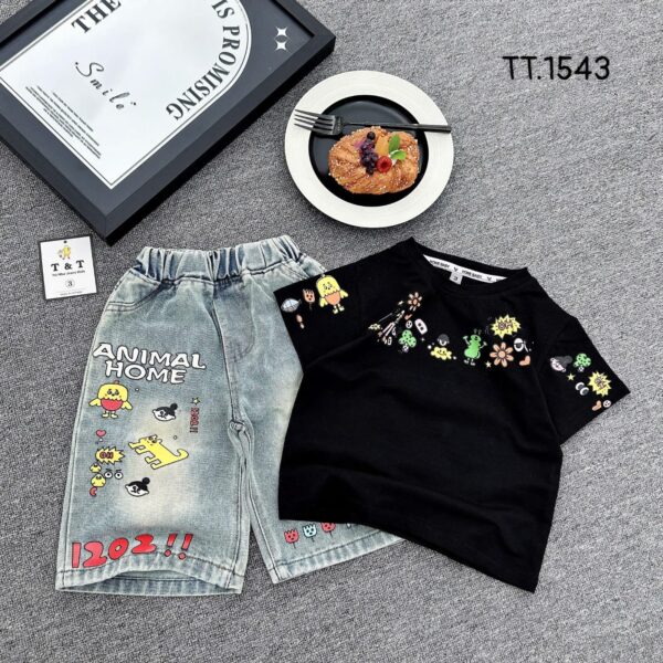 Animal home  black 2pcs set