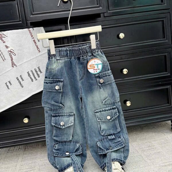 Cargo baggy trousers blue