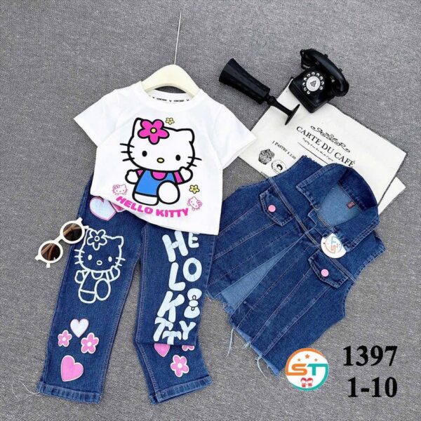 Hello kitty trousers set