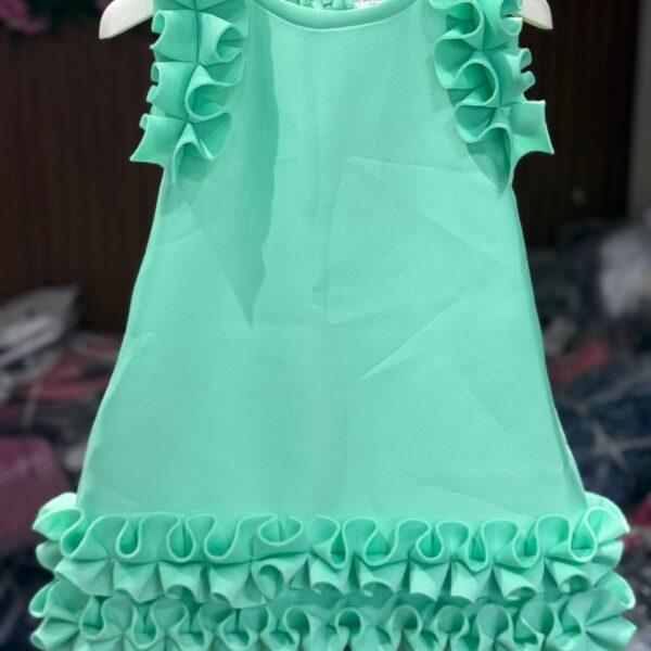 New Zara dress green 1