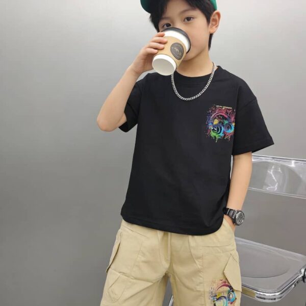 Stay tune 2pcs short Black