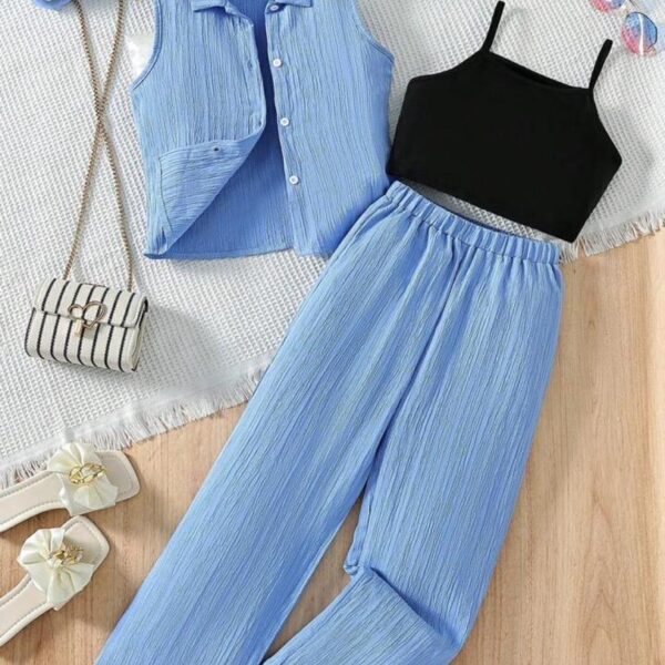 Lovely blue 3pcs set