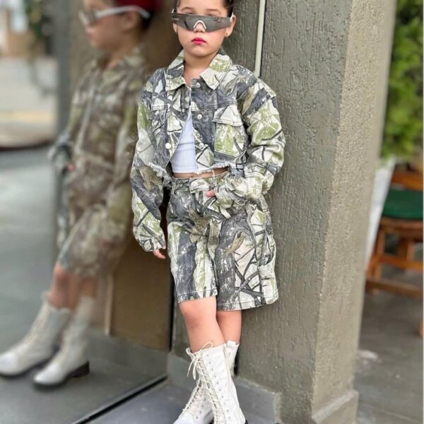 Trendy camo girl 3pcs set