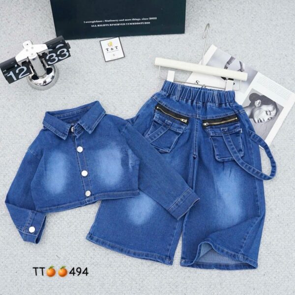 Splendid 2 girl Denim 2pcs set