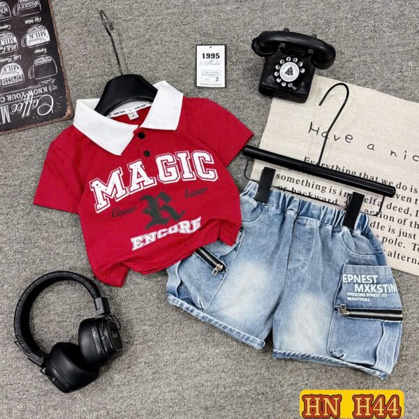 Magic cover 2pcs set red