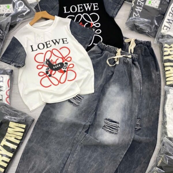 LOEWE BIG GIRL SET(white)
